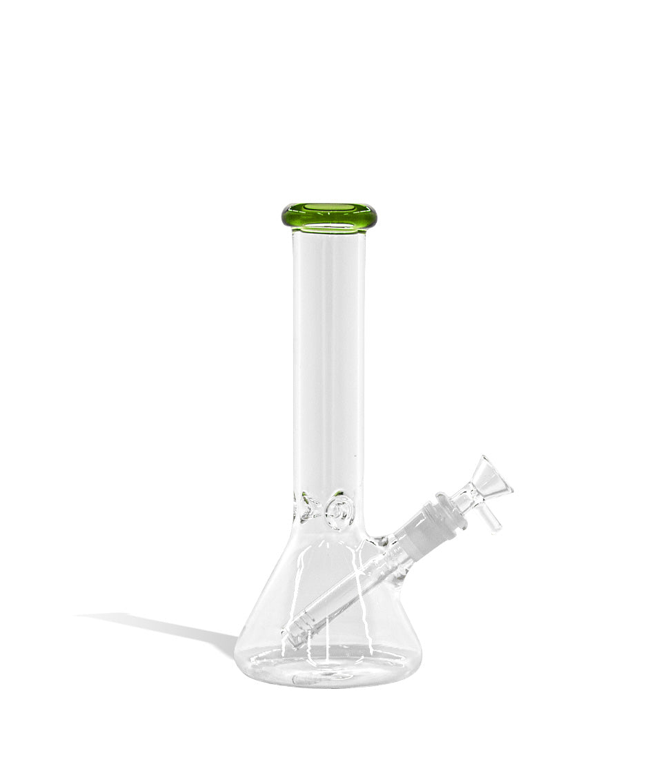 10 inch Glass Water Pipe with Colored Mouthpiece glass water pipe bong on white background