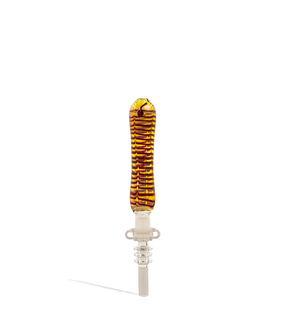 10mm Quartz Tipped Nectar Straw with 10mm Clip nectar collector concentrate on white background
