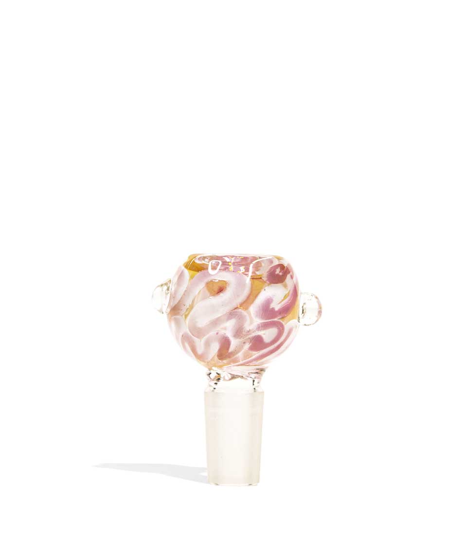 18mm Mixed Color Bowl glass bowl piece bong on white background