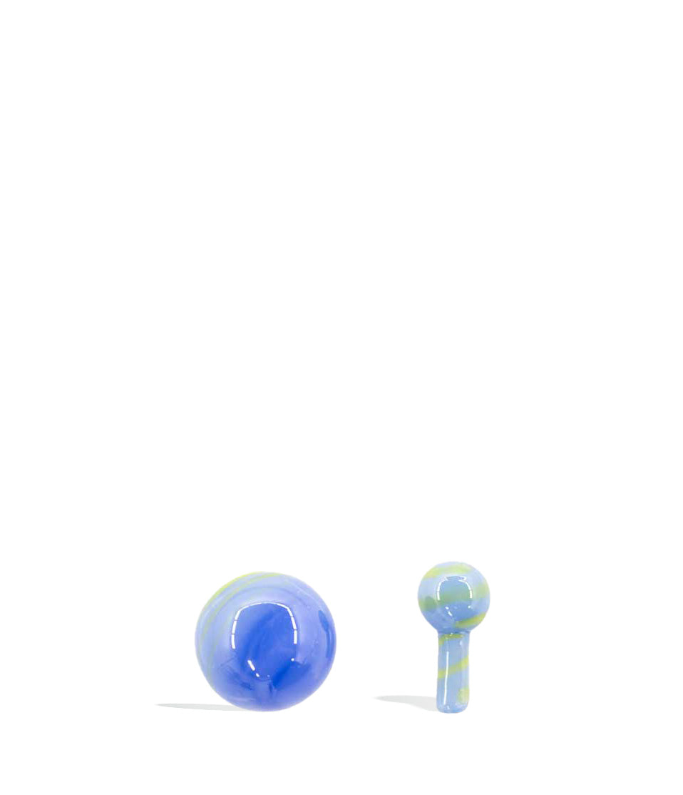 22mm Glass Beads and Nail glass accessory on white background