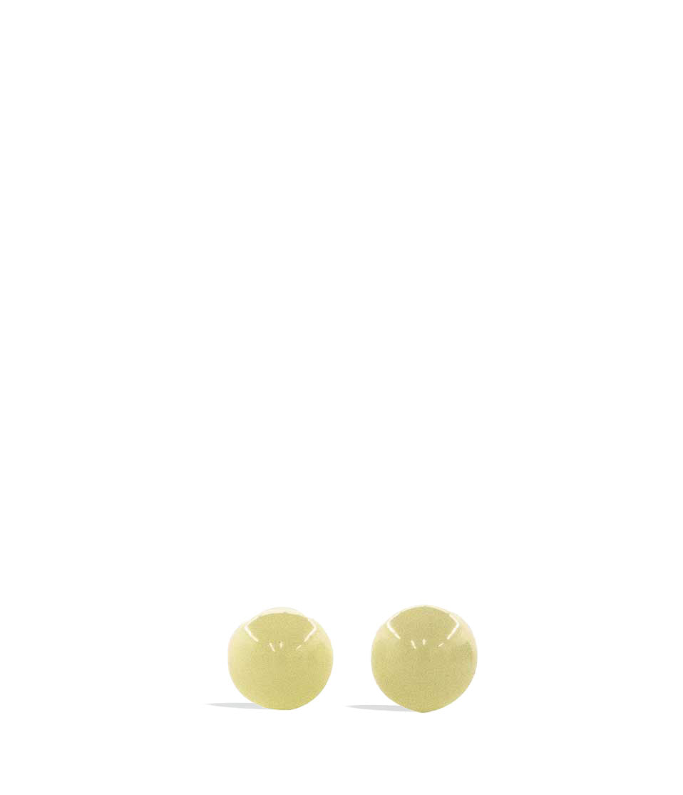 2pk Glass Beads with Custom Color for Bangers glass accessory on white background