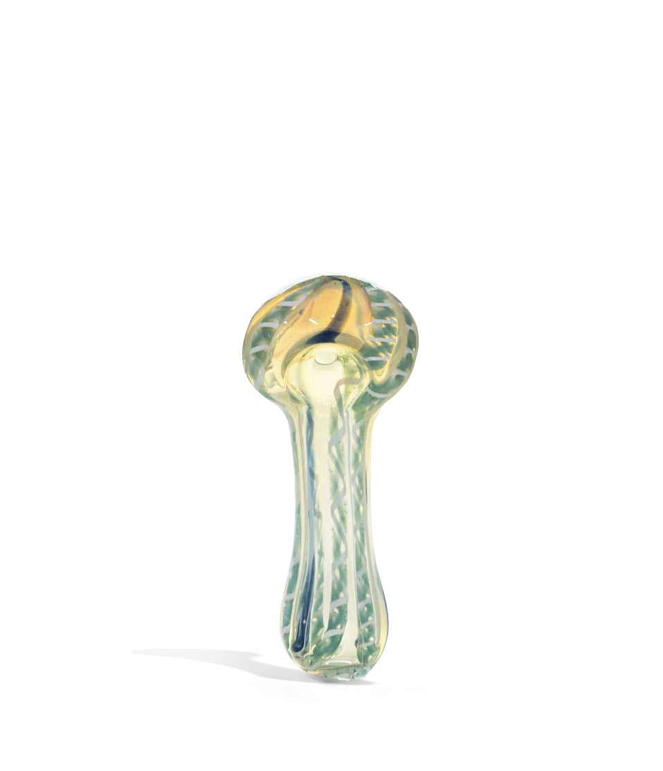 3 inch Mix Color Hand Pipe glass hand pipe on white background