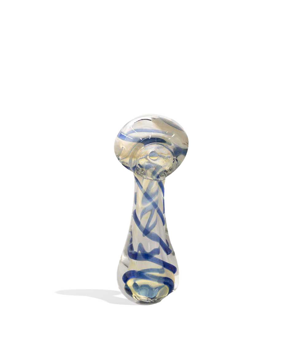 3 inch Fumed Pipe glass hand pipe on white background