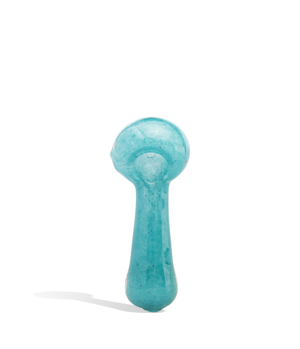 4 inch Fritted Colored Hand Pipe glass hand pipe on white background