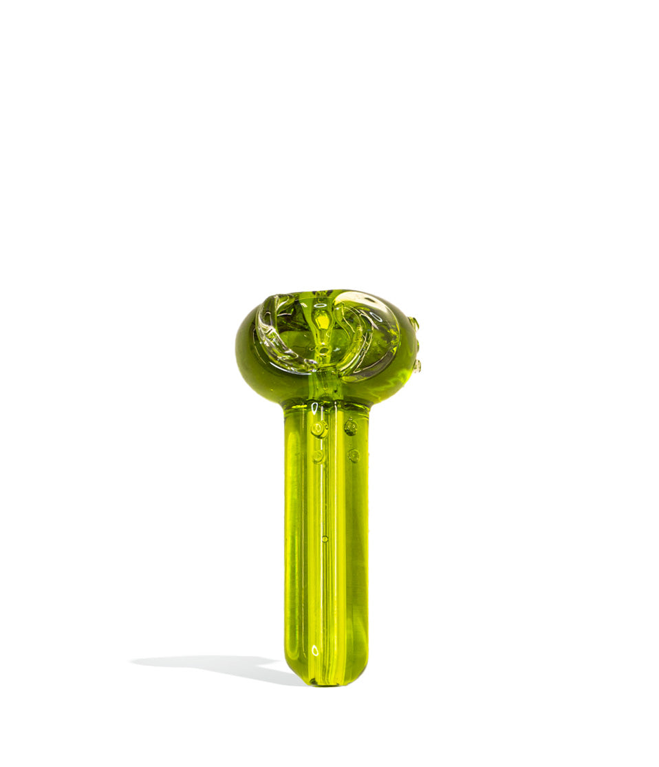 4 Inch Glycerin Filled Hand Pipe glass hand pipe on white background