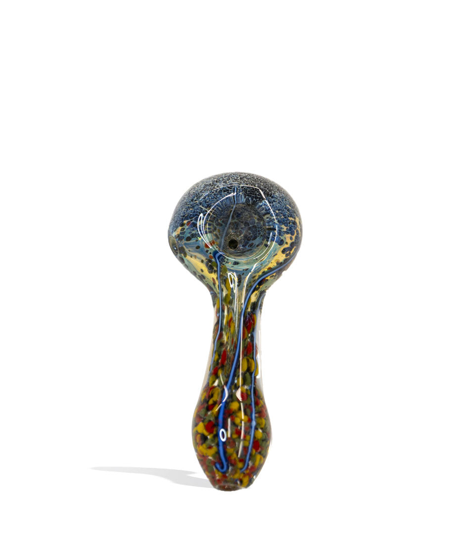 4 inch Hand Pipe glass hand pipe on white background