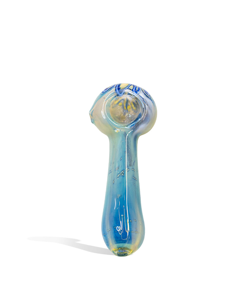 4 inch Hand Pipe glass hand pipe on white background