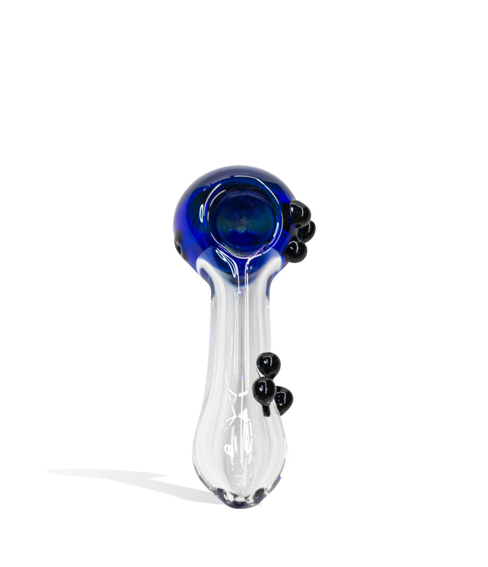 4 inch Honey Comb Hand Pipe glass hand pipe on white background