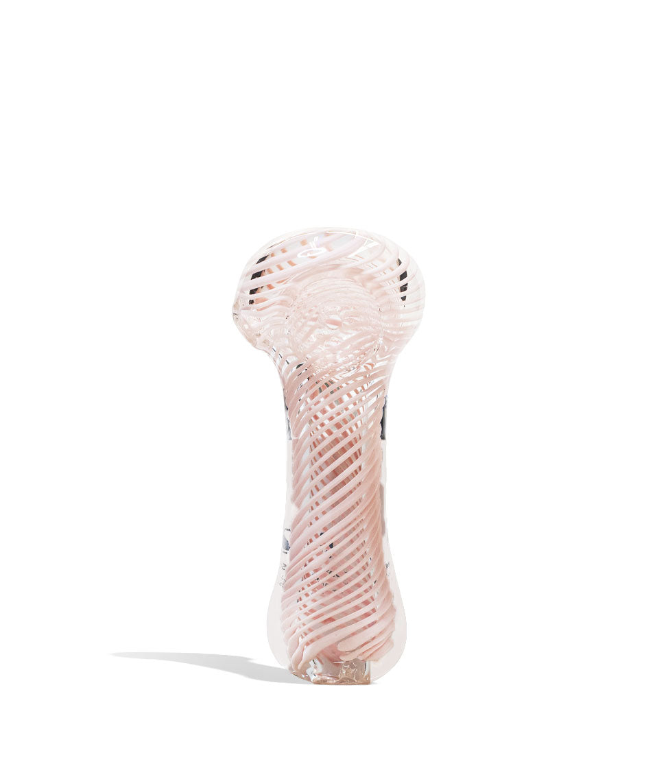 4 inch Slime Colored Hand Pipe glass hand pipe on white background