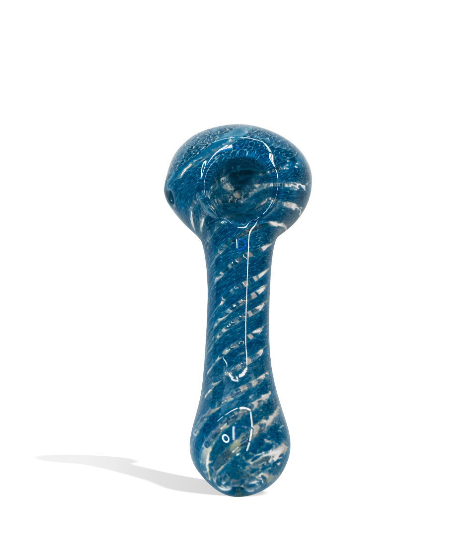 5 inch Mixed Color Art Hand Pipe glass hand pipe on white background