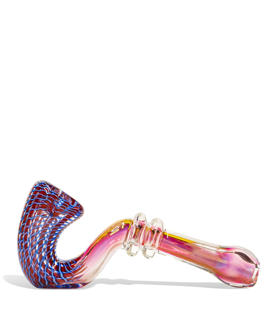 5 inch Premium Sherlock Hand Pipe glass hand pipe on white background