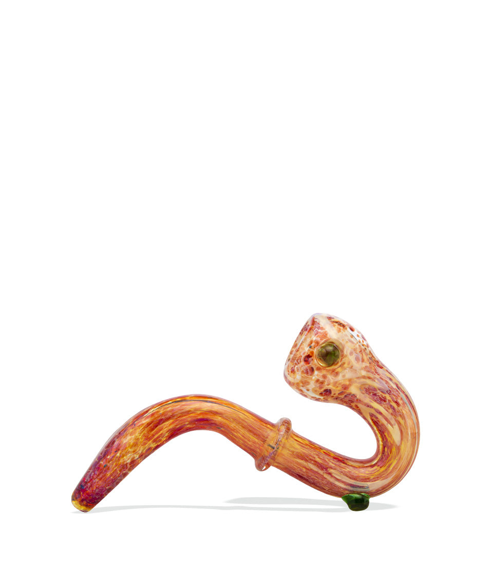 6 inch Sherlock Hand Pipe glass hand pipe on white background