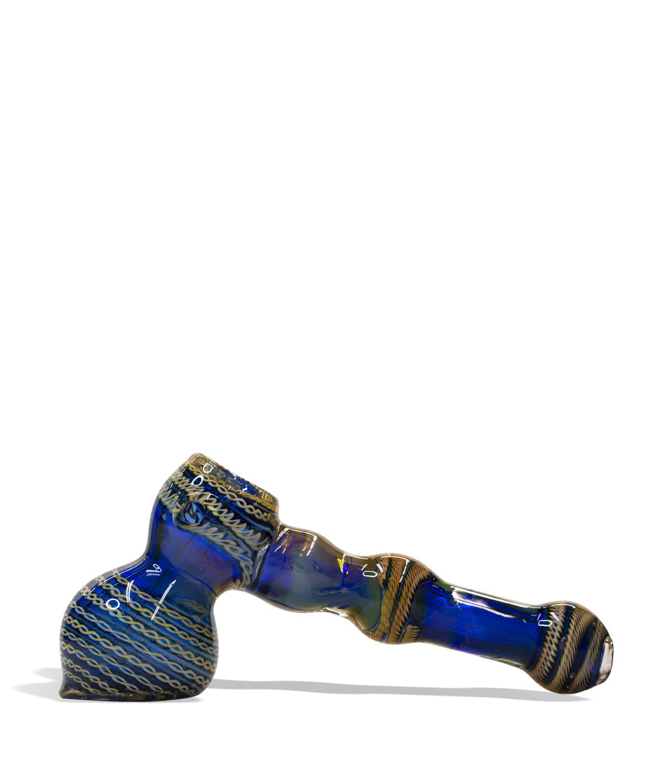 7 inch Sherlock Hand Pipe with Fumed Body glass hand pipe on white background