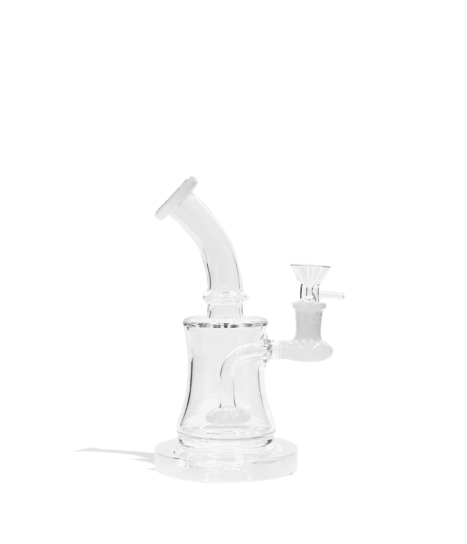 8 Inch Premium Etched Water Pipe glass water pipe bong on white background