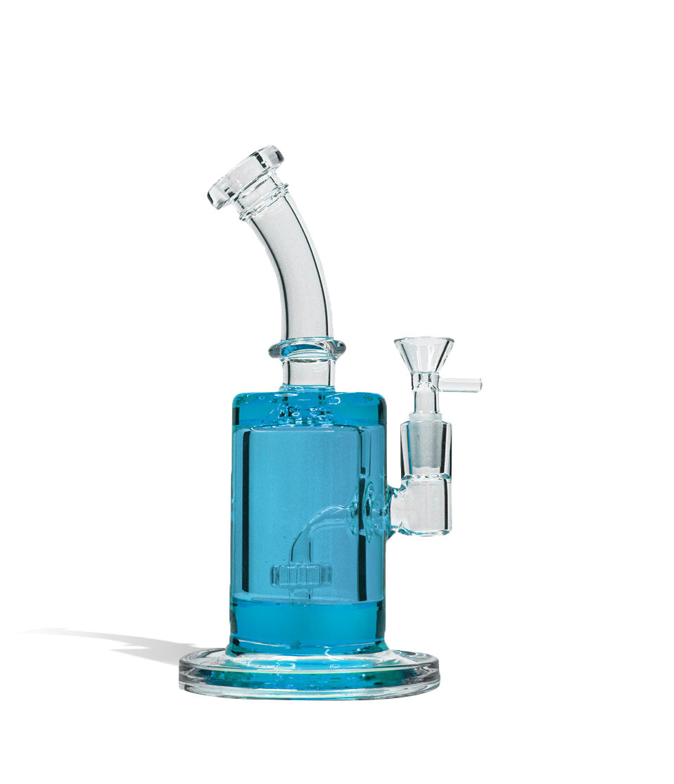 9 Inch Glycerin Dab Rig with 14mm Joint glass dab rig concentrate pipe on white background