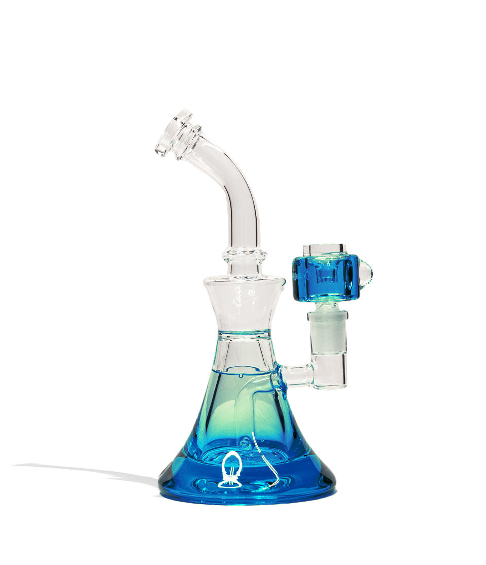 9 inch Glycerin Water Pipe with 14mm Glycerin Bowl glass water pipe bong on white background