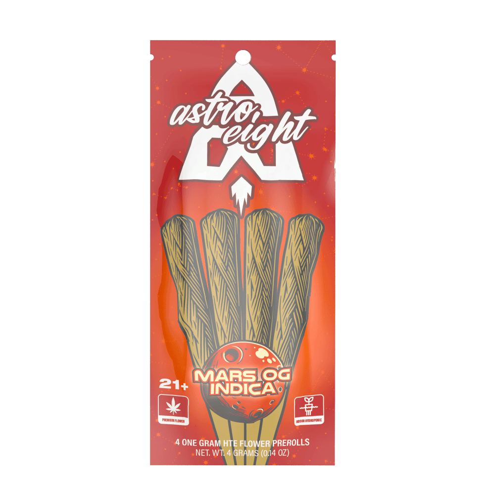 Astro Eight HTE Flower Pre-Rolls - Mars OG