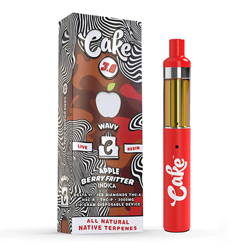 Cake Wavy Live Resin Disposable Apple Berry Fritter