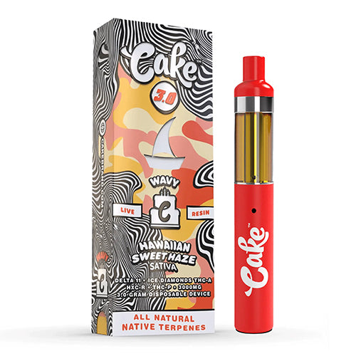 Cake 3.0 Wavy Live Resin Disposable Vape | 3 Grams Cake 3.0 Wavy Live Resin Disposable Vape | 3 Grams