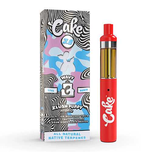 Cake 3.0 Wavy Live Resin Disposable Vape | 3 Grams Cake 3.0 Wavy Live Resin Disposable Vape | 3 Grams