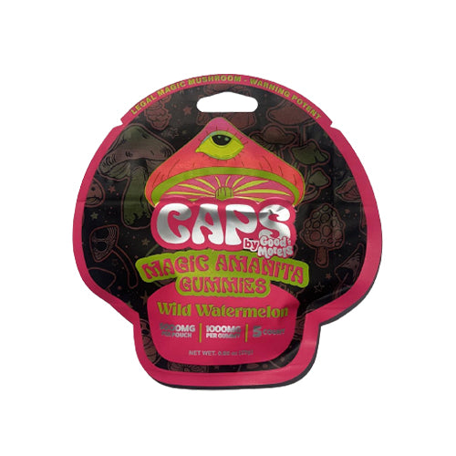 Caps Psychedelic Amanita Gummies by Good Morels