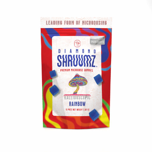 Diamond Shruumz Microdose Gummies Rainbow