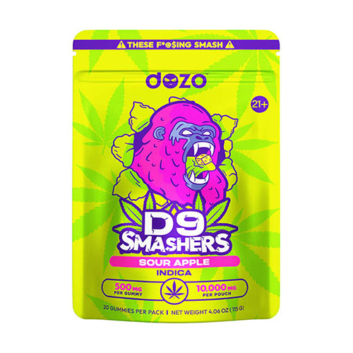 Dozo D9 Smashers Gummies Sour Apple