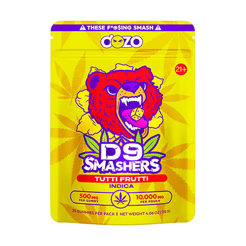 Dozo D9 Smashers Gummies Tutti Frutti