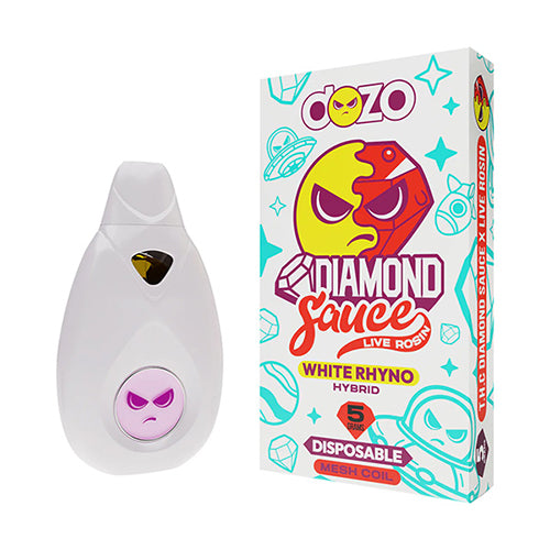 Dozo Diamond Sauce Disposable White Rhyno