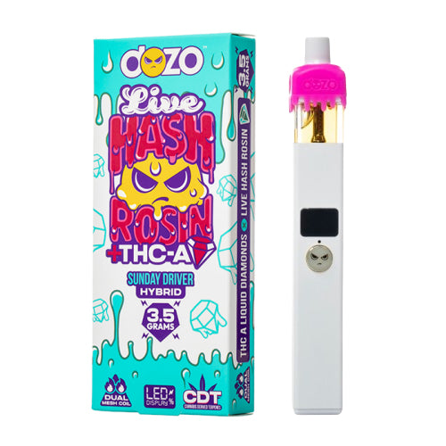 Dozo Live hash Rosin Disposable Sunday Driver