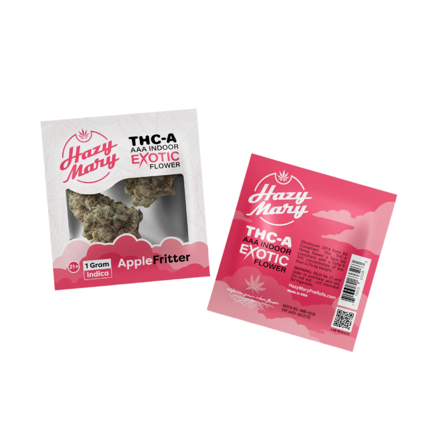 Hazy Mary Exotic THC-A Flower Apple Fritter