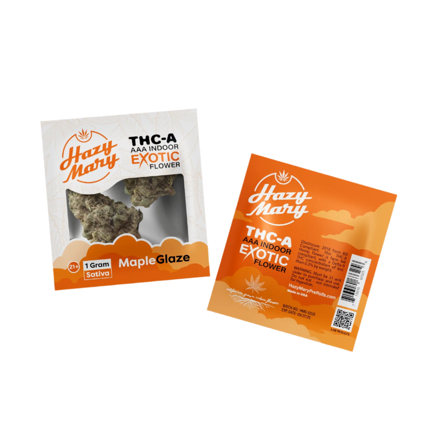 Hazy Mary Exotic THC-A Flower Maple Glaze
