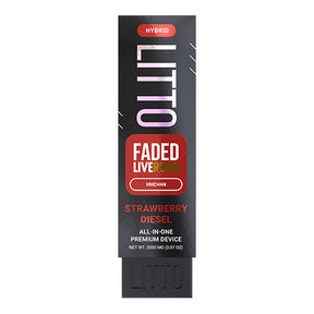 LITTO Faded Live Resin Disposable Strawberry Diesel