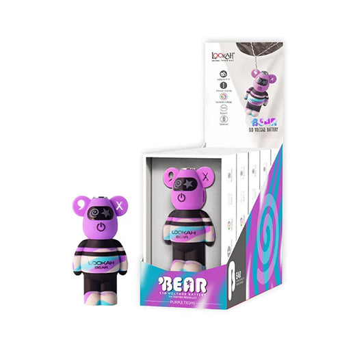 Lookah Bear - Purple Tiedye