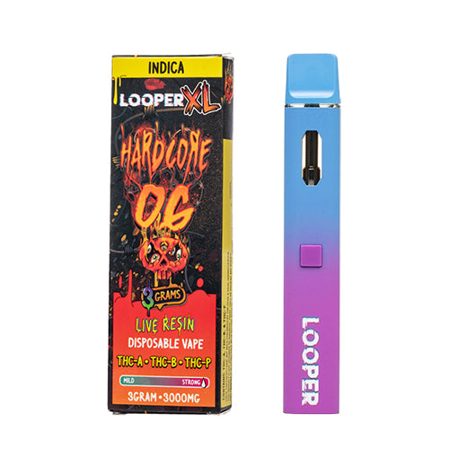 looper disposable vape review Looper XL Live Resin Disposable Vape 3g