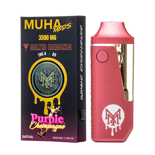 Muha Meds Melted Diamonds Disposable Vape | 3.5 Grams Muha Meds Melted Diamonds Disposable Vape | 3.5 Grams