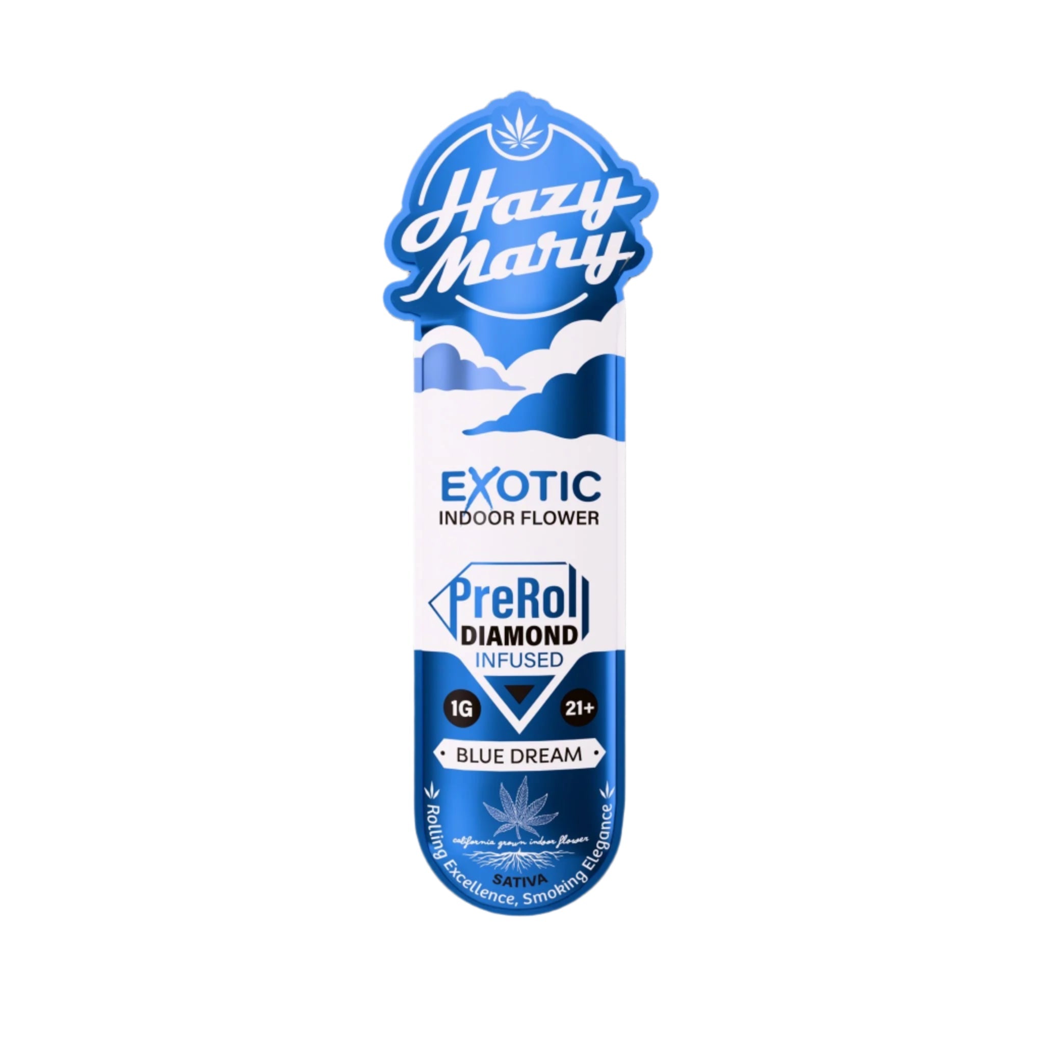 Hazy Mary Exotic Diamond Infused Pre-Rolls 1g Hazy Mary Exotic Diamond Infused Pre-Rolls 1g