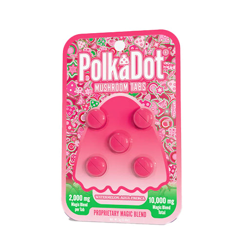 Polkadot Mushroom Tabs - Watermelon Agua Fresca