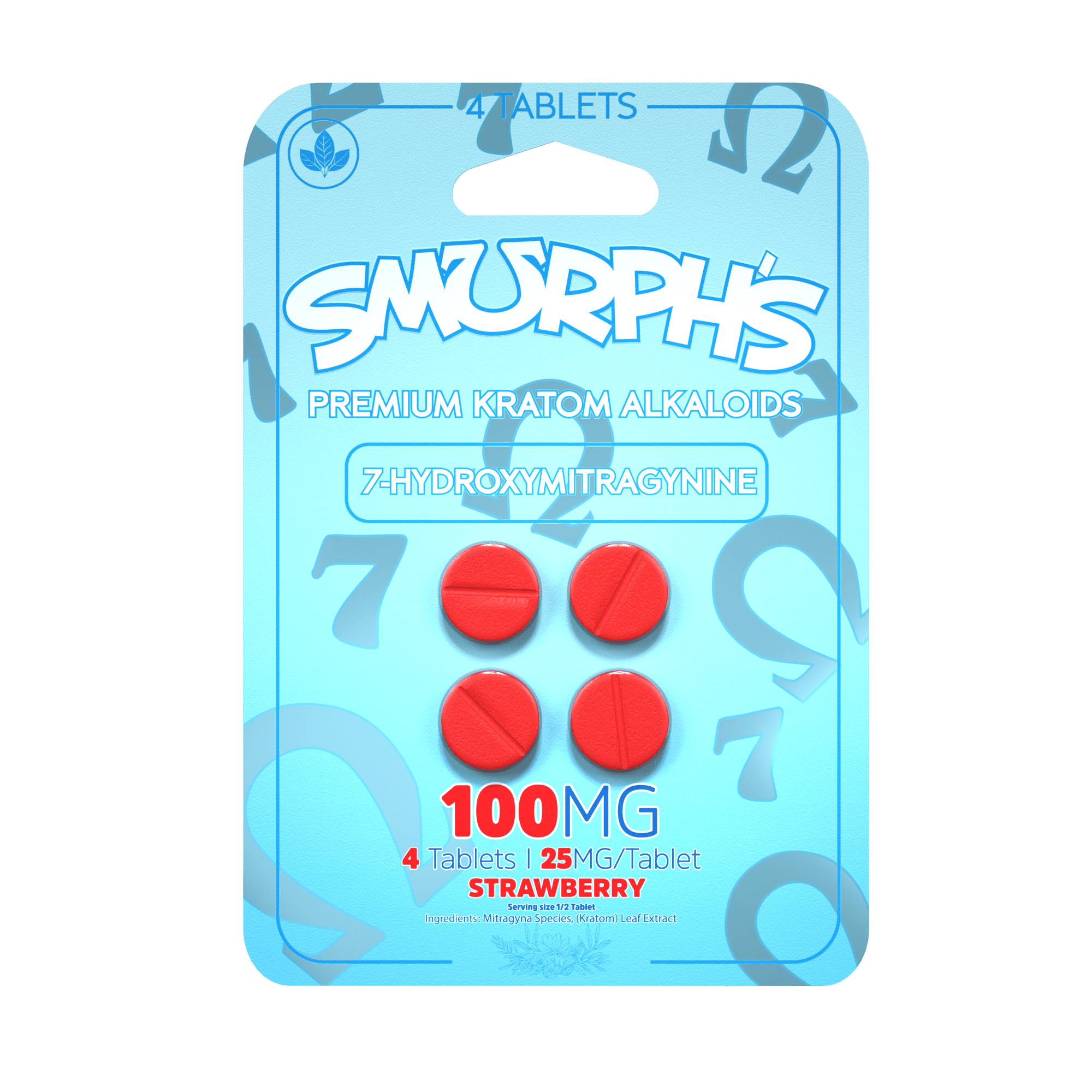 Smurphs 7-Hydroxy Tablets - Strawberry