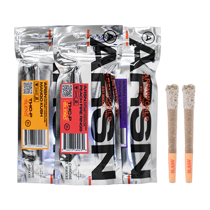 ArsnWorld Diamond Dipped THC-P Pre-Rolls