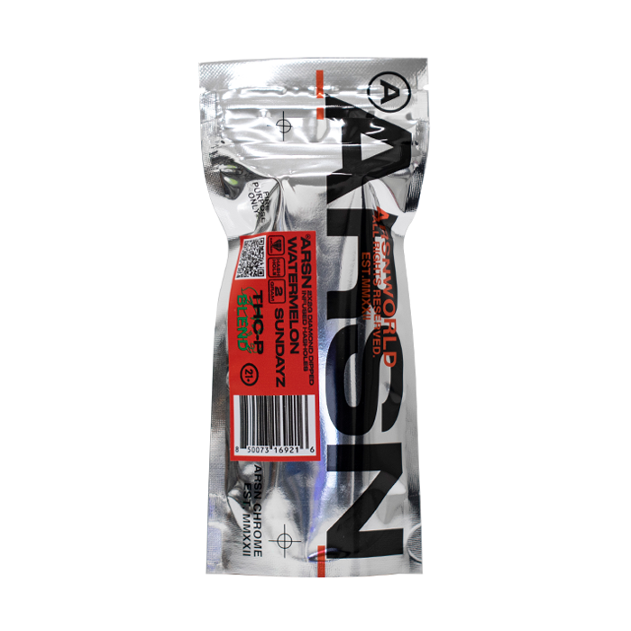 ArsnWorld Diamond Dipped THC-P Pre-Rolls Watermelon Sundayz