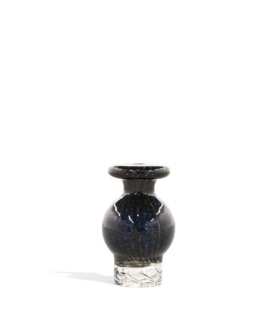 Boro Glass Vortex Carb Cap with Dicro Colors glass carb cap dab rig on white background