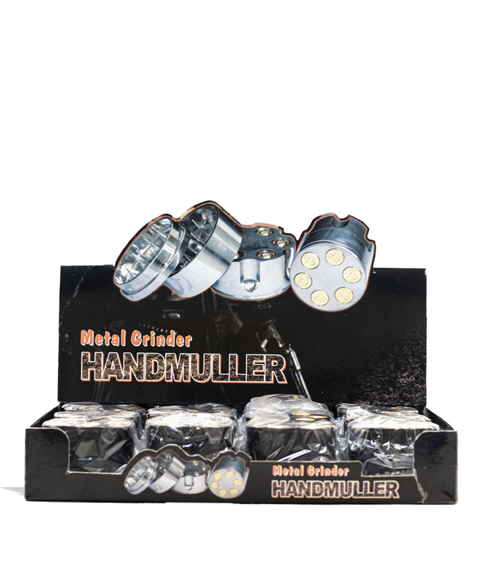 Bullet Grinder 12pk herb grinder on white background