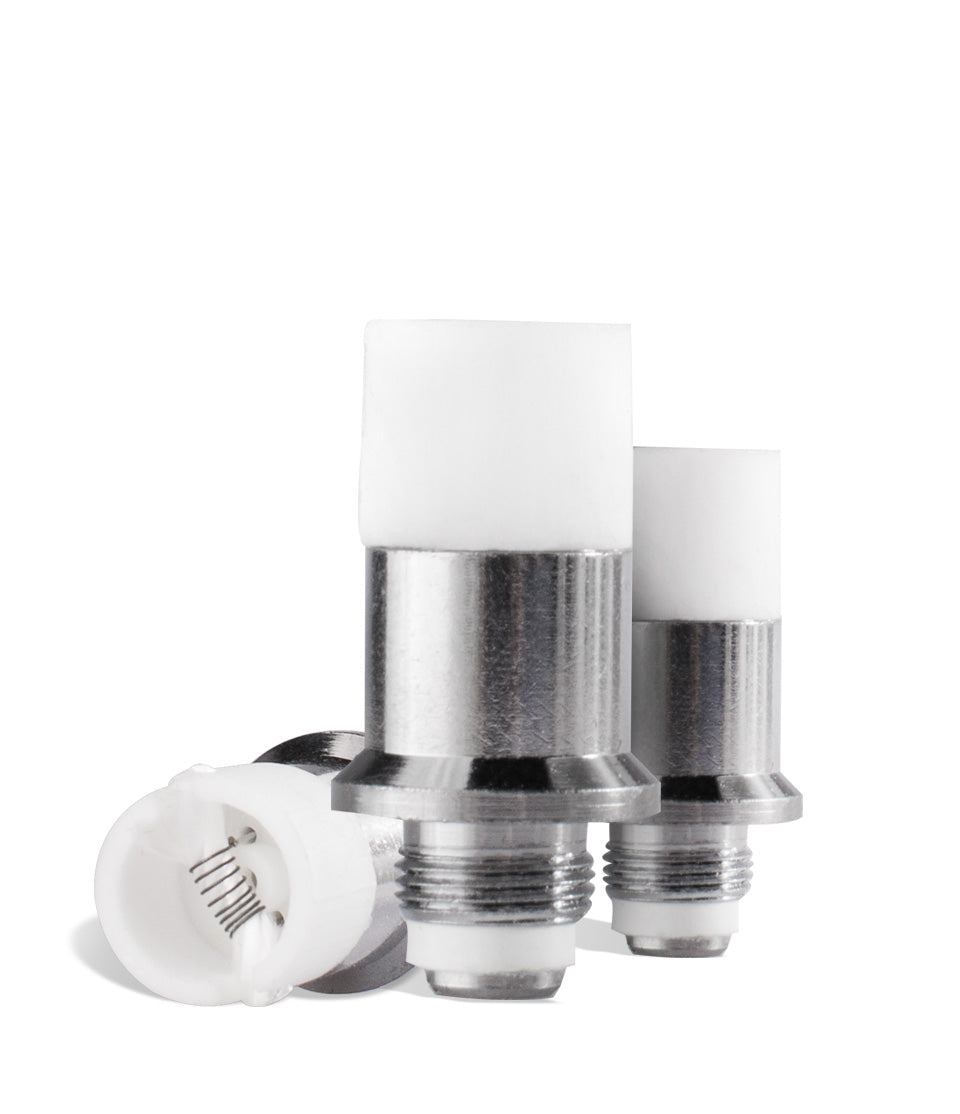 Wulf Mods Ceramic Replacement Atomizers 3pk replacement atomizer for Wulf Mods vape on white background
