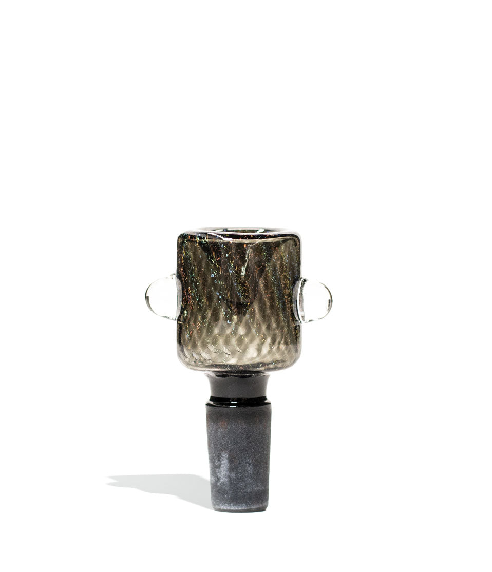 Dicro Colored Bowl with Marbles glass bowl piece bong on white background