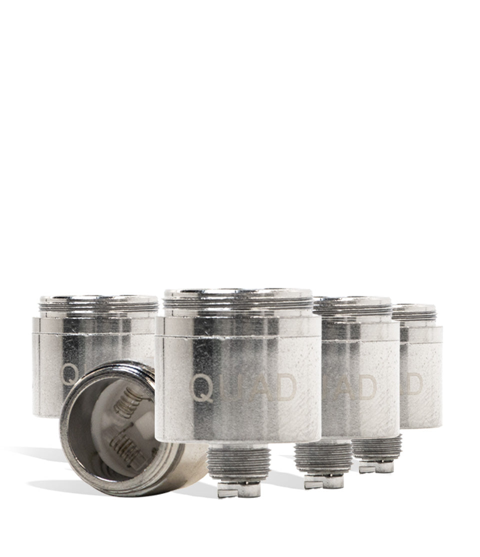 Wulf Mods Evolve Plus XL Duo Coil 5pk replacement coil for Wulf Mods vape on white background