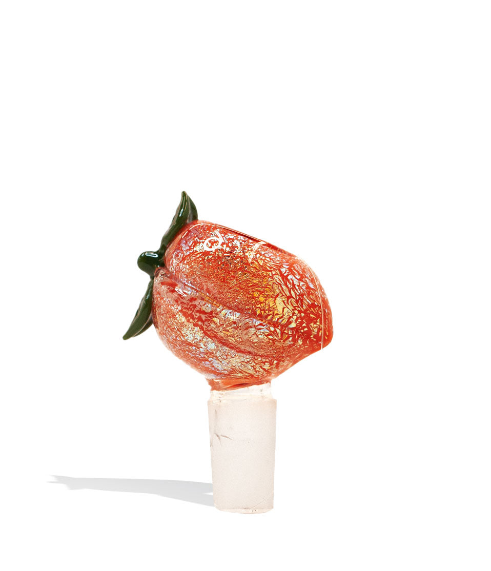 Empire Glassworks Peachy 14mm Bowl glass bowl piece bong on white background