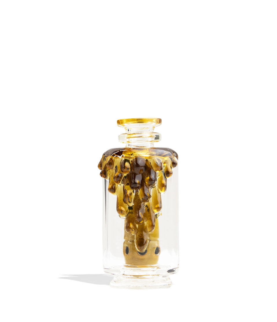 Empire Glassworks Custom Peak Top Save the Bees glass accessory on white background