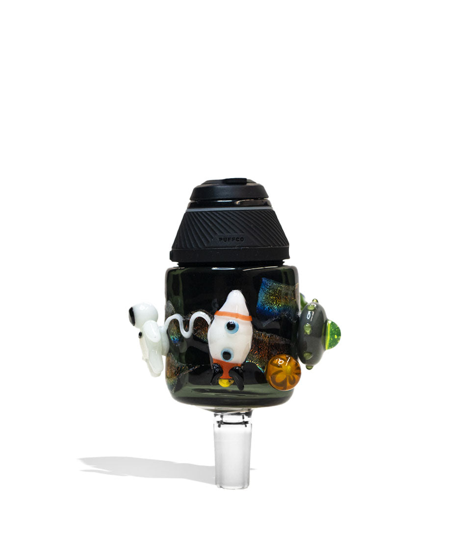 Empire Glassworks Galactic 14mm Male Puffco Proxy Attachment glass accessory on white background
