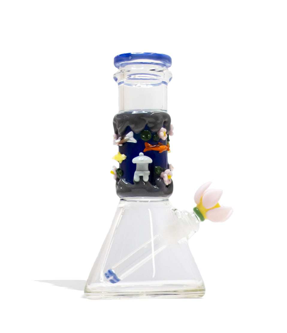 Empire Glassworks Koi Pond Baby Beaker glass water pipe bong on white background